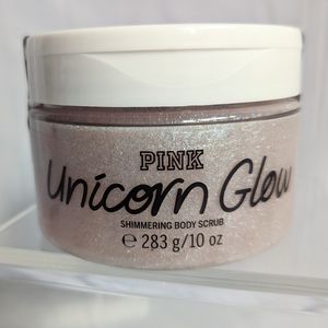 Victoria's Secret Pink Unicorn Glow Shimmering Body Scrub NEW